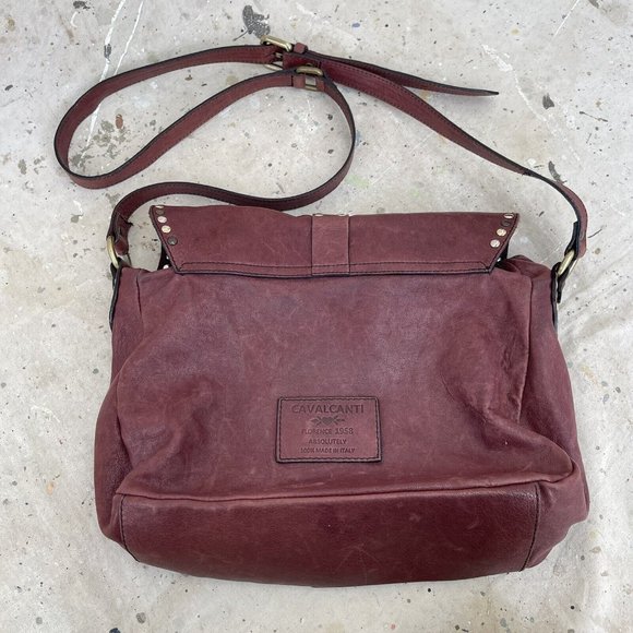Cavalcanti Italian Leather Studded Purse Crossbody Bag - Picture 3 of 6